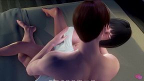 Murmur 14: Adam &amp; Teacher Helen Love Hotel Boob Press Kiss &amp; Self-finger