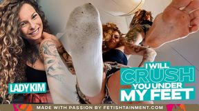 I will criush you under my feet now ( Stomping Session with Lady Xena ) - FULL HD wmv