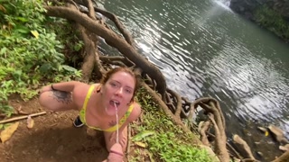 Sloppysuzzy was so THIRSTY she loved to GARGLE MY PISS