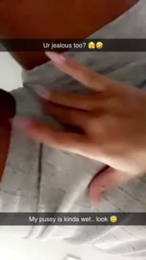 Sexting on Snapchat while listening to my stepmom fucking a stranger! I squirt 3 times at her door!