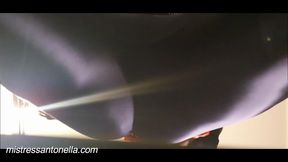 Human toilet toilet by Mistress Antonella