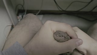 I tried massaging my balls and masturbating my skin with my foreskin dick.