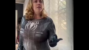 Doing my part to help in the world  Spider-Mom