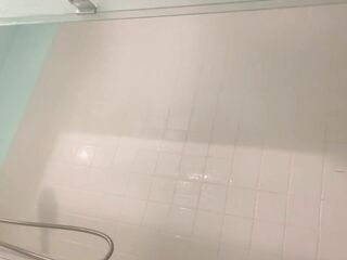 Me rubbing in the shower touching my Schlong touching my booty this the first shower clip I ever made