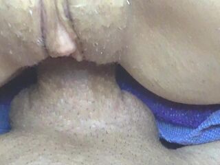 My stepsister let me rub her vagina, but I couldn't resist and filled it with cum