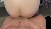 Danish femboy Sif in a morning onesie gives deep oral before Master raw pounds him in bed doggy POV before work!