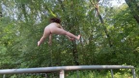 Taking it on the Trampoline