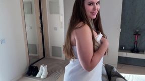 I persuaded my neighbor to indulge in a golden shower and an anal experience.
