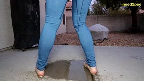 sinn sage candid and sexy skin tight jeans pissing gusher