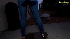 sinn sage candid and sexy skin tight jeans pissing gusher