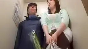 Elevator Sex Fantasy – Naked Ride with Deep Filling Thrills