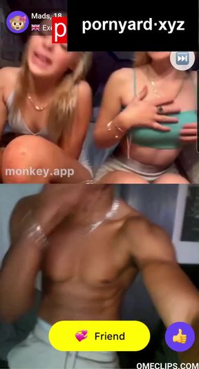 Amateur teen girl webcam reaction