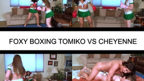 FOXY BOXING TOMIKO VS CHEYENNE JEWEL - MP4