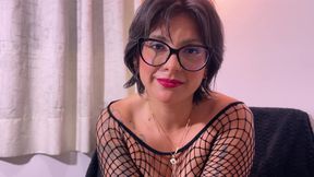 Role-playing, slutty stepmom at the night club
