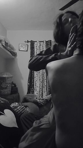 Emotional moment from &quot;Real sex in night with lover in flashlight&quot;