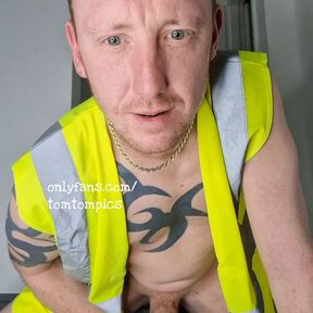 Ginger lad wank and cum