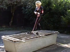 blonde femdom with bizare fetish