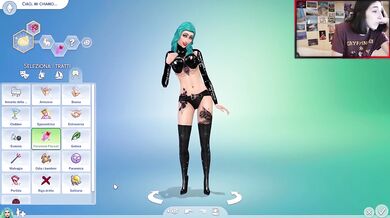 She loves to fuck in The Sims 4 with a big boobs tattooed Italian girl