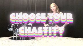 Choose Your Chastity - Keyholder Femdom POV by Goddess Kyaa - 720p