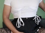 Femboy masturbating so rich and moaning.