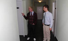 Lads share the classroom for mind blowing cam sex