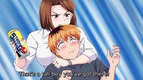 Girl seduces a guy to take a break off his energy drinks to fuck her