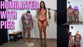 Humiliated with pies