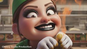 THE SANDWICH GIRL SMELLY SOCKS AFTERWORK