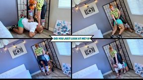 Did You Just Look At Me III - Goddess Rapture Punishes Her Slave For Looking at Her Without Permission - Muscle Domination, Ball Busting, & Tons of Humiliation Keep His Eyes on The Ground and Off Her - UltraHD (WMV)