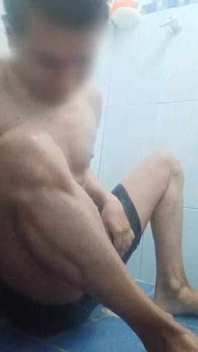 Explosive Cum in Shower: Intense Masturbation Under the Shower All the Way
