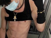 TikTok eBoy LEAKED - huge dick on plane