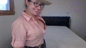 Dirty Cowgirl Rides and Cums