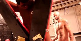 Deep intimacy for a tight black guy after his partner sticks the cock in him