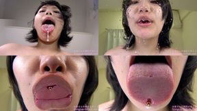 Haruna Kawai - Smell of Her Erotic Long Tongue and Spit Part 1 - MOV