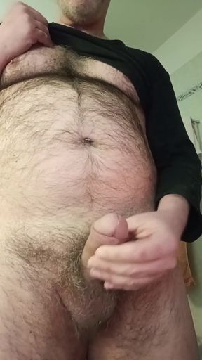 I Happily Cum in My Friend's Bathroom