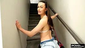 Farm Girl Visits Her Stepdad To Milk His Cock - Summer Renee