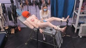 Painful electrotherapy for bondaged patient