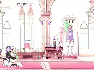 Hawt Cute Elf Screwed by Robotic Hawt Angels in the palace . Max The elf Anime Game Play