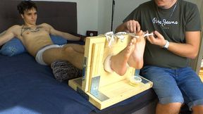 Barefoot ticklish guy Filip