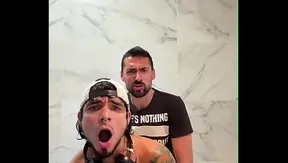 WRECKED IN THE MALL BATHROOM BY A MASSIVE COCK