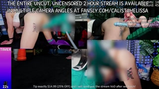 Horse Dildo DP/Extreme Fuck Machine-Fansly Live Stream Preview