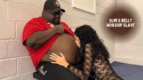 Slim’s Belly Worship Slave Feat Aria Nicole 1080p