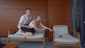 loud moans in a hotel lobby makes me get a hard punishment from kisscat