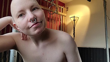 Can you tell I was excited to get tied up again? ?