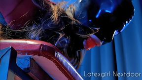 BOUND LITTLE LATEX SLUT ch2: Plugged & Gagged Latexgirl Fucked in Tight Bondage HD