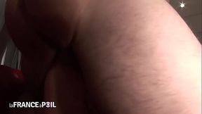Hardocre couple fists milf neighbor'_s holes 2 on 1 and cover her face with squirt and cum