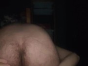 Hairy 18 Years old Slutty Boy Stuffs His Ass With M&M's and EAT them !