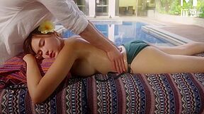 The First Erotic Massage Experience Of A Big Tits Young Wife