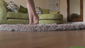 Foot Tease on the Rug