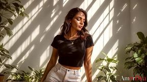 spicy latina deepthroats thick dick balls deep [ai]
